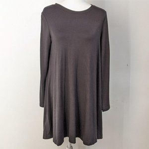 Lou & Grey Black Sweatshirt Dress
